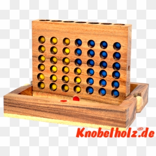 Connect Four Bingo 4 Box Strategiespiel Samanea Holzspiel - Executive Toy, HD Png Download