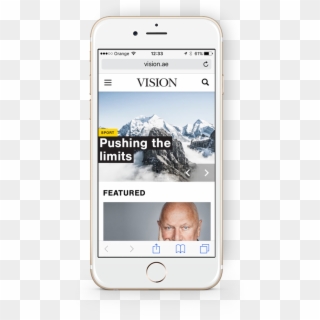 Vision Mobile Website - Smartphone, HD Png Download