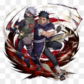Naruto Blazing Kakashi And Obito, HD Png Download