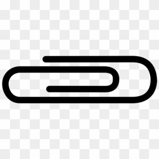 Paper Clip Black And White, HD Png Download