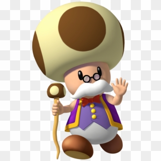 Image - Super Mario Old Toad, HD Png Download