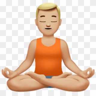 The New Emojis Coming To Your Iphone - Yoga Man Emoji, HD Png Download