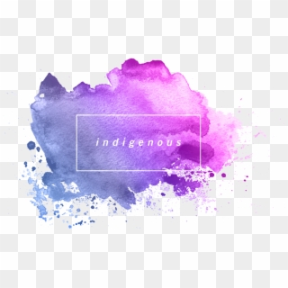 Banner Webpage - Purple Watercolour Drops, HD Png Download