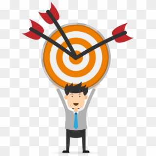 Goal Organization Marketing Clip Art - Animated Target Gif Png, Transparent Png