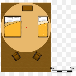 Bell Tent Floorplan - Plywood, HD Png Download