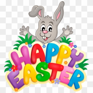 Easter Bunny Clipart - Happy Easter Bunny Clipart, HD Png Download