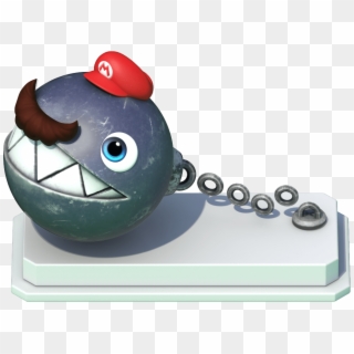 Mobile Supermariorun Capturedchainchompstatue - Super Mario Odyssey Chain Chomp, HD Png Download