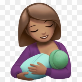 Breastfeeding Emoji, HD Png Download