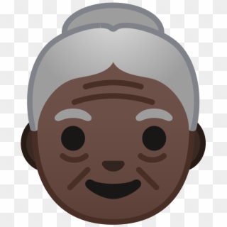 Transparent Old Woman Png - Old Woman Emoji Png, Png Download