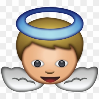 Baby Emoji Png - Emoji Angel, Transparent Png