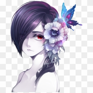 Anime Tokyo Ghoul Girl, HD Png Download