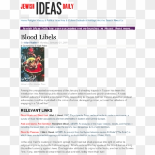 Blood Libel, HD Png Download