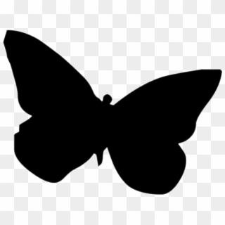 Papillon - Easy Butterfly Silhouette, HD Png Download