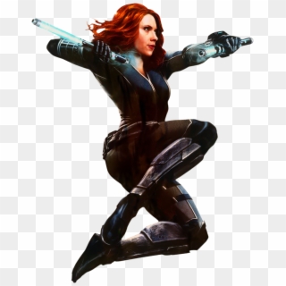 Scarlett Johansson Black Widow Clint Barton Captain - Black Widow, HD Png Download