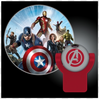 Jasco Projectables® Led Plug-in Night Light, Marvel® - Captain America, HD Png Download