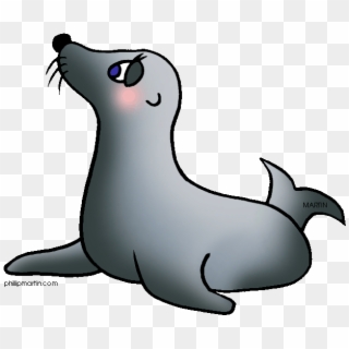 Seal Clip Art Seal Clip Art Clipart Panda Free Clipart - Hawaiian Monk Seal Cartoon, HD Png Download