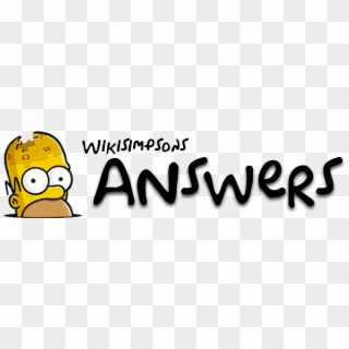 Wikisimpsons Answers - Answers Png, Transparent Png