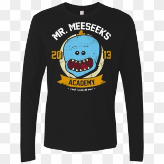 Meeseeks Academy Men S Premium Long Sleeve - Long-sleeved T-shirt, HD Png Download