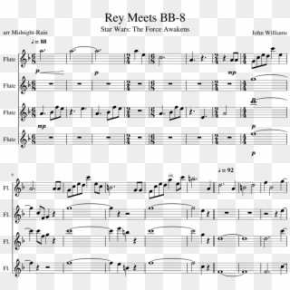 Rey Meets Bb-8 Sheet Music Composed By John Williams - Sheet Music, HD Png Download