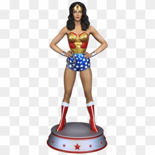 Estátua Mulher Maravilha - Tweeterhead Lynda Carter Wonder Woman, HD Png Download