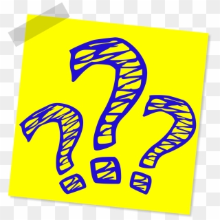 Transparent Questions Clipart - Blue And Yellow Question Mark, HD Png Download