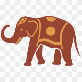 Indian Painted Elephant Clipart, HD Png Download
