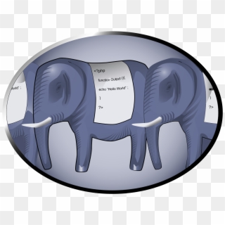 Php Vector Elephant - Php, HD Png Download