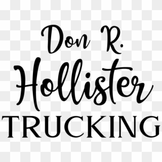 Don R Hollister Trucking - Green And Blacks, HD Png Download