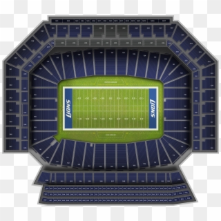 New York Jets At Detroit Lions At Ford Field Tickets, - Soccer-specific Stadium, HD Png Download