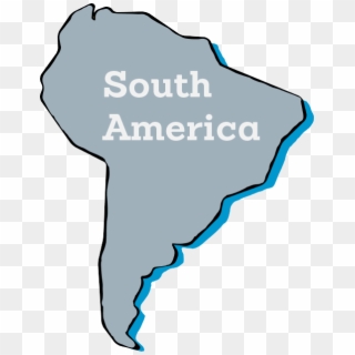 South America Map Signable, HD Png Download