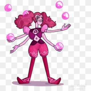 Fusion Spinel And Pink Pearl tugtupite - Spinel And Pink Pearl Fusion, HD Png Download