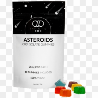 Asteroids Cbd Isolate Gummies - Gummy Candy, HD Png Download