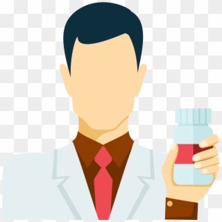 Transparent Doctor Clipart Png - Pharmacist Icon, Png Download