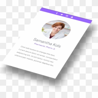 Pharmacy Website Testimonial Section - Brochure, HD Png Download