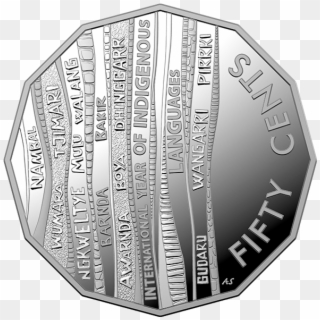 2019 50 Cent Fine Silver Proof Coin Product Photo Internal - 2019 50 Cent Coin, HD Png Download