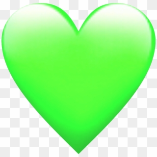 #green #heart #love #emoji #pixle22 - Green Heart Emoji Black Background, HD Png Download