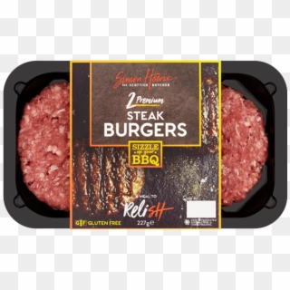2 Premium Steak Burgers 227g - Sujuk, HD Png Download