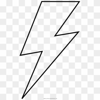 White Lightning Bolt Png - Outline Lightning Bolt Clipart, Transparent Png