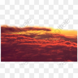Inky Clouds Filled The Sky - Sunset Transparent Png Background, Png Download