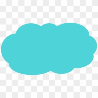Tweetpay Blue Fluffy Cloud - Rond De Couleur, HD Png Download