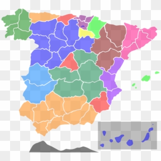 Spain Map Vector Png, Transparent Png