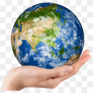 Earth Globe Clip Art - Earth In One Hand, HD Png Download