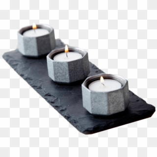 Slate Candle Holder, HD Png Download