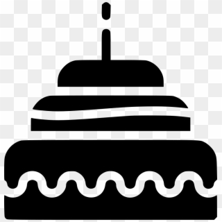 Birthday Cake Png Black - Birthday Images Png Black, Transparent Png