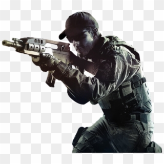 Airsoft Gun Soldier Marksman Military - Call Of Duty Png, Transparent Png