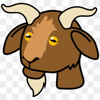 Download Goat Svg Icon Clipart Goat Clip Art Goat Nose - Goat Face Clipart Png, Transparent Png