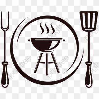 Bbq Fork Png - Grill Fork And Spoon Cartoon, Transparent Png