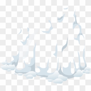 Snowdrift Clip Art - Silhouette, HD Png Download