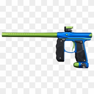 Gun,paintball Marker,firearm,air Equipment,recreation,gun - Empire Mini Gs Blue And Green, HD Png Download