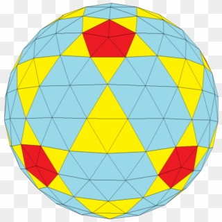 Icosahedron To Geodesic Polyhedron, HD Png Download